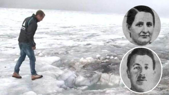 夫妇被冰川封印75年后重见天日 遗体让人惊讶