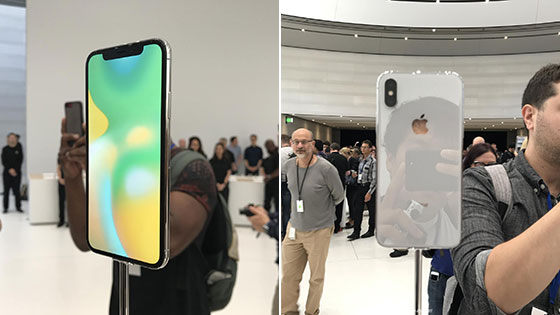 苹果iPhone X现场实拍图集
