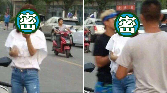 真的没p！赵丽颖街边素颜照引人注目