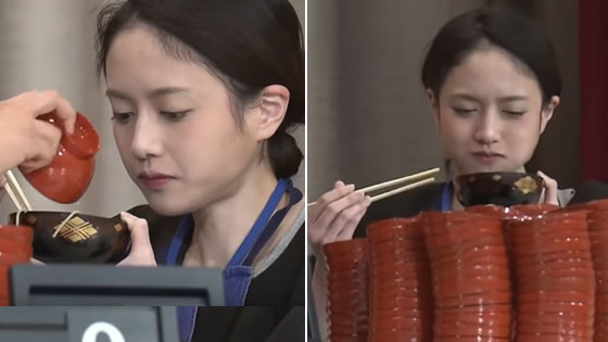 美女15分钟狂吃293碗面 事后竟称有点饿