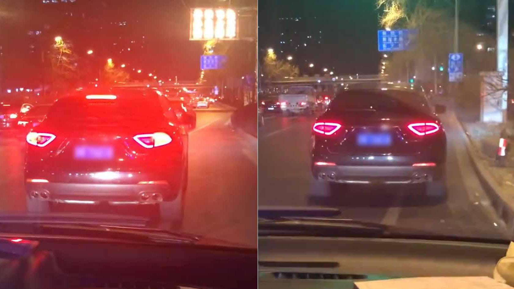 男子驾车不避让救护车还恶意挡道 医生愤怒拍下视频