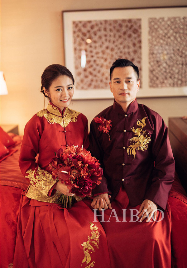 安以轩大婚现场美如画 陈乔恩如愿抢到捧花_高清图集_新浪网