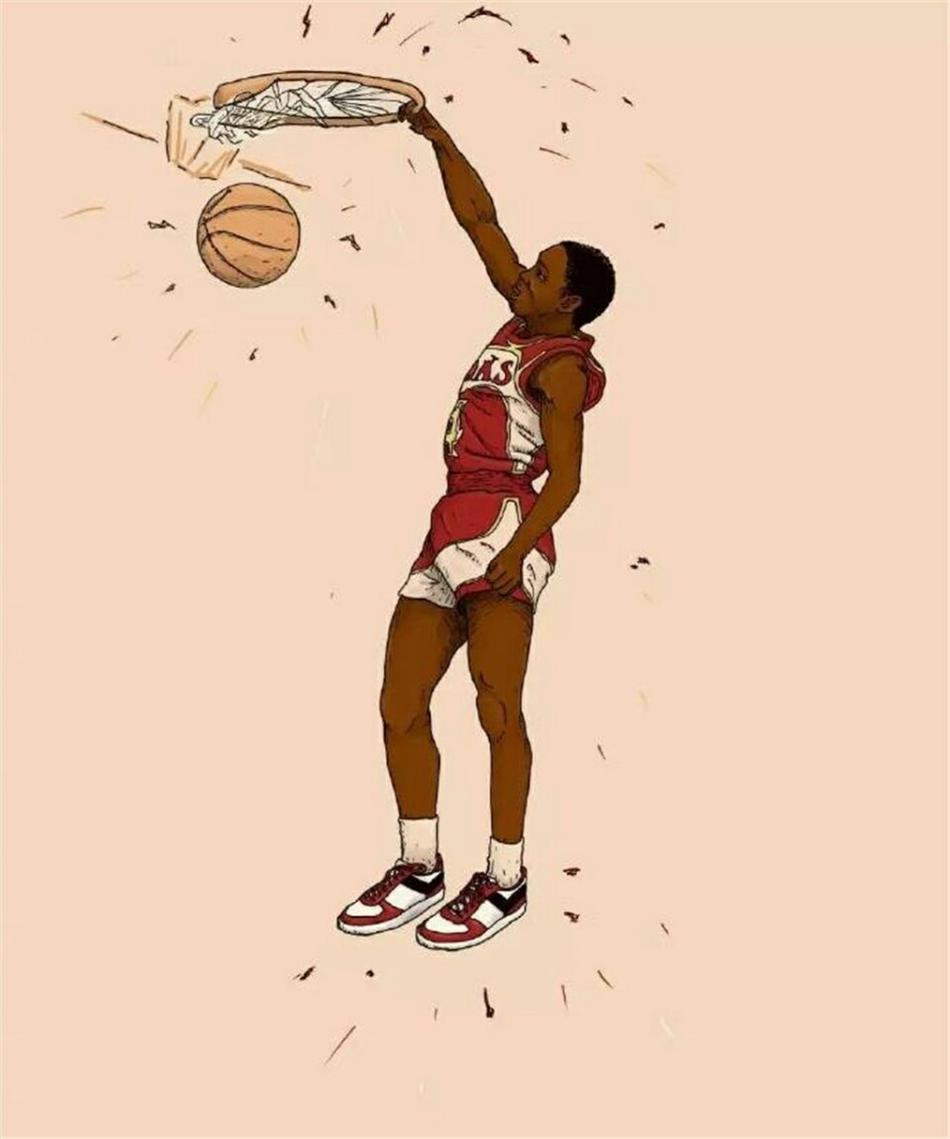 插画美图回顾那些年扣篮大赛的经典瞬间