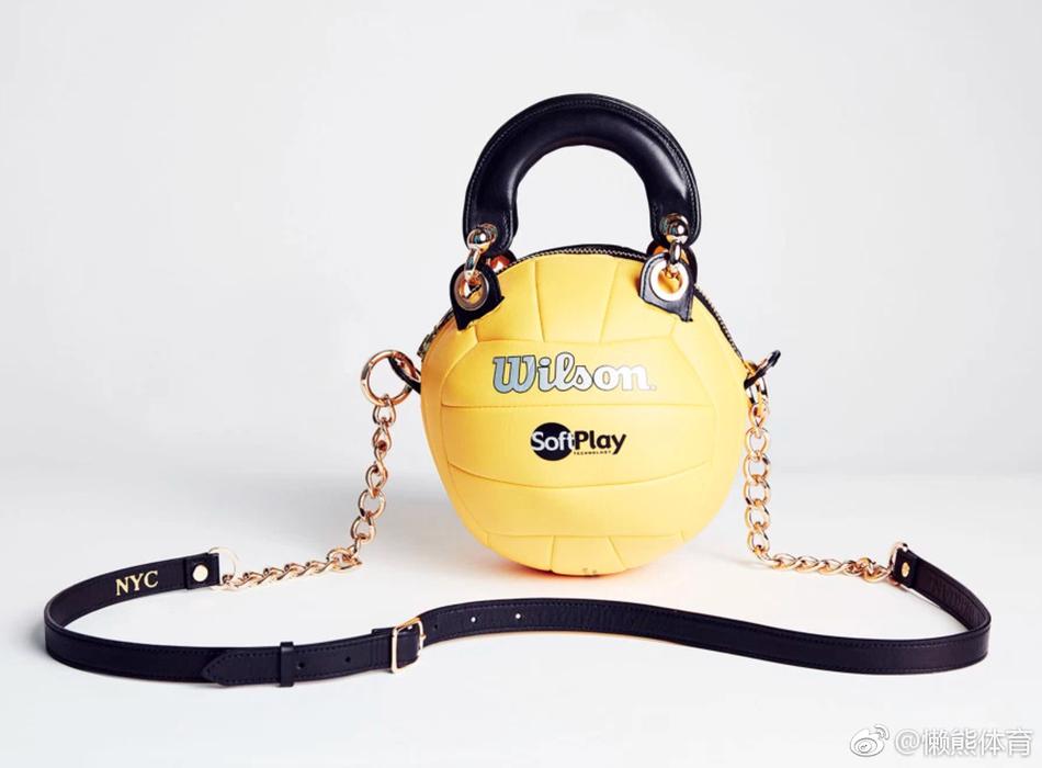 艺术家设计的球类手提包