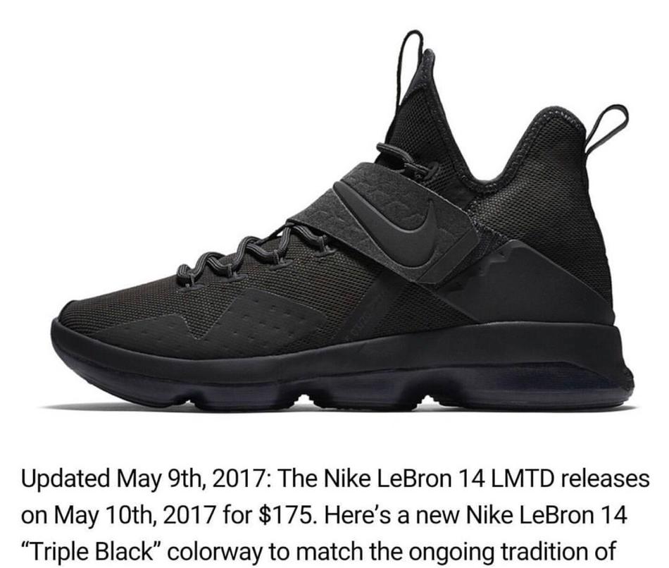 最新lebron14上市