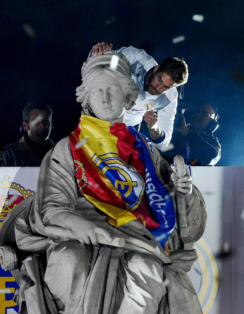 马德里城皇马球迷狂欢