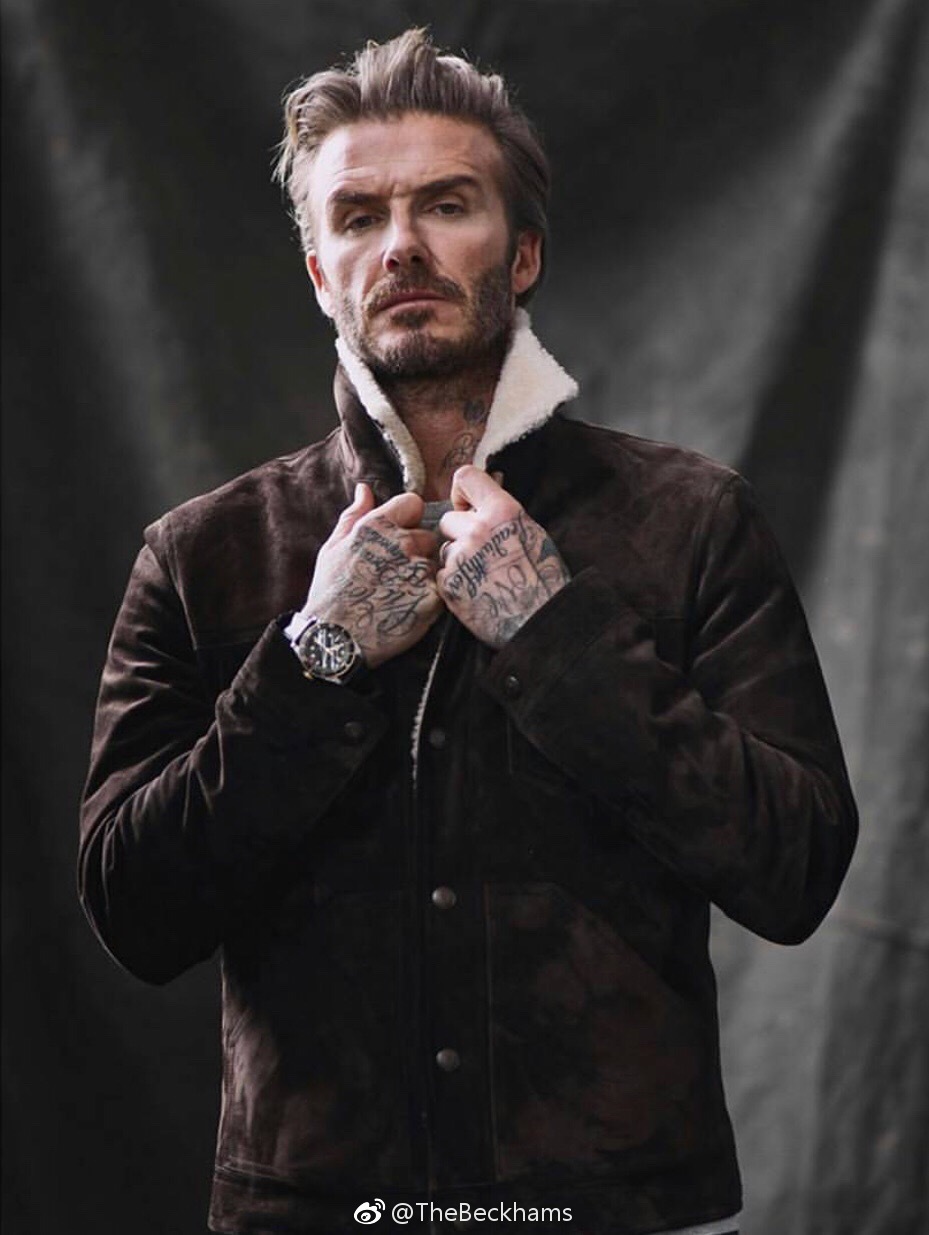 贝克汉姆接广告代言帅出天际