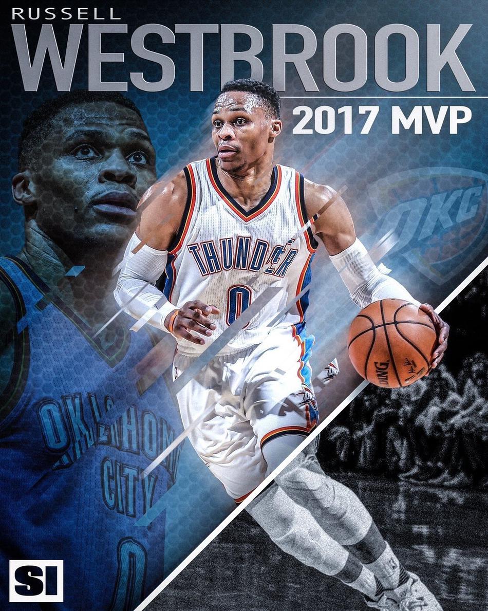 酷图庆祝威少荣膺赛季常规赛mvp