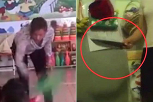 拳打脚踢上菜刀！越南幼儿园虐童视频曝光