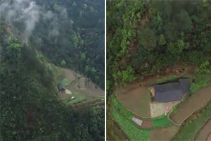 贵州深山发现一座孤独的木屋 真是世外桃源啊