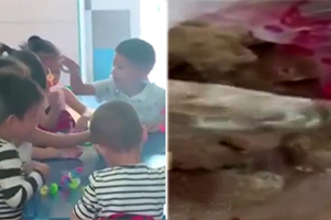 安徽一幼儿园给孩子吃霉大米臭鸡腿  网友：良心何安？