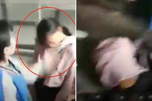 女生在寝室被9名同学围殴羞辱 学校道歉