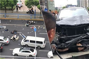 奔驰车撞人致3死亡10伤 肇事车女乘客：我们撞了好多人