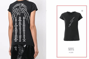 范思哲蔻驰之后 纪梵希t恤被扒不尊重中国主权