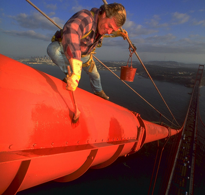 空中"舞者":图记危险职业高空作业者