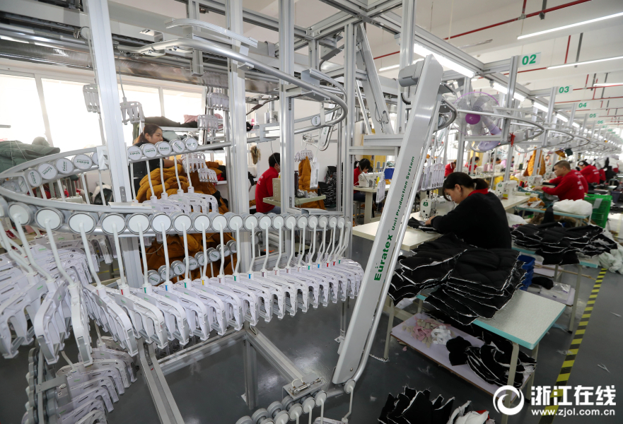 机器换人 湖州织里推进童装产业自动化