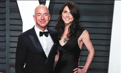 25年婚姻破裂 亚马逊CEO贝佐斯宣布与妻子离婚
