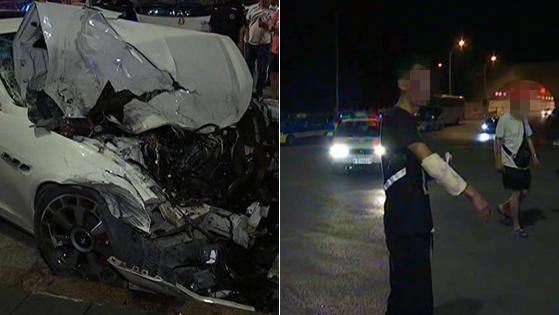 大学生老板开玛莎拉蒂 凌晨带女友返校被抓>>