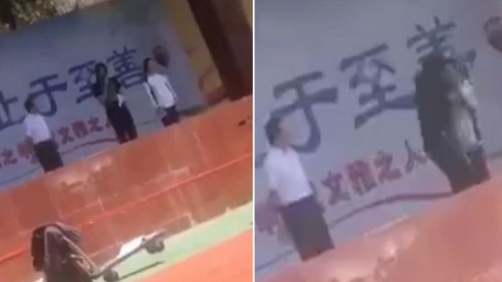 男生早恋被罚怒摔话筒还吻女生？真相是…