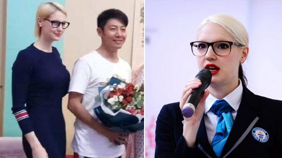 撒贝宁携妻子回母校 妻子李白肤白胜雪>>