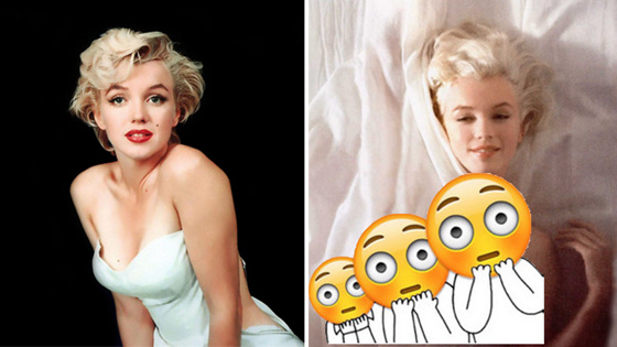 梦露最后的床戏被找出 掀开身上的床单…