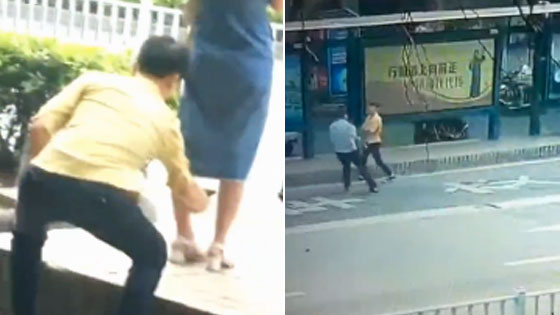 男子当街偷拍女子裙底 却无法被处罚>>