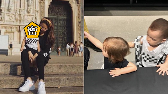 周杰伦儿子正面照曝光 戴墨镜和爸爸一样