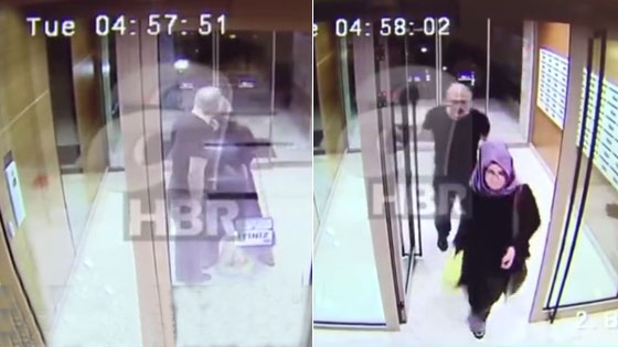 沙特记者遇害前视频曝光：与未婚妻拥吻