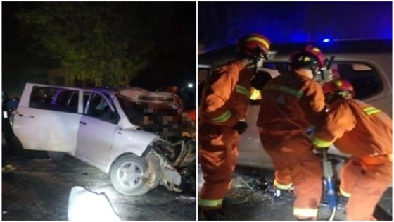 视频：西安面包车与搅拌罐车相撞 致10死2伤