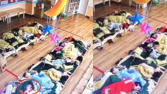 幼儿园被指老师欺辱幼儿 监控拍下了这样一幕!