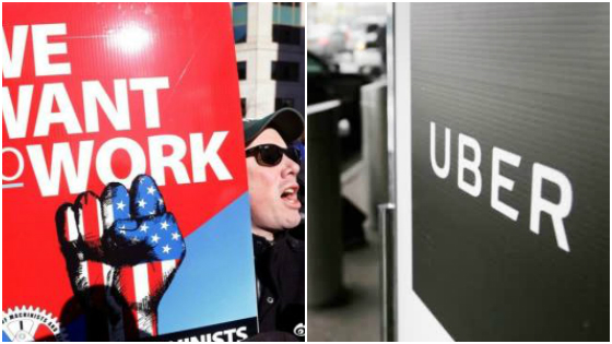 美国政府关门没发工资 公务员做起兼职