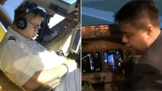 机长开飞机睡着 “心机”副机长拍视频曝光