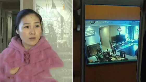 女子新买电视机 打开却是别人家中监控画面