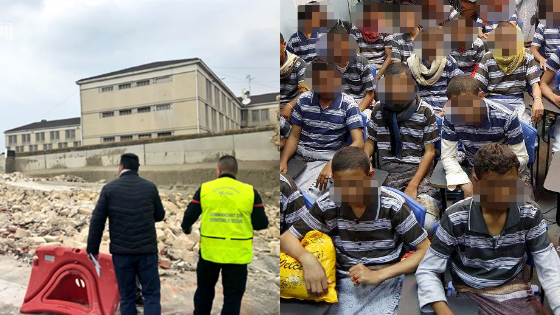 关着223名囚犯监狱外墙倒塌 却都没趁机逃跑