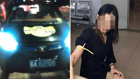 女子失恋躲车里大哭 结局很悲催…