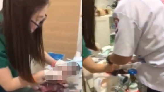 泰女子腹痛当街产子没哭声 兽医起死回生救婴儿