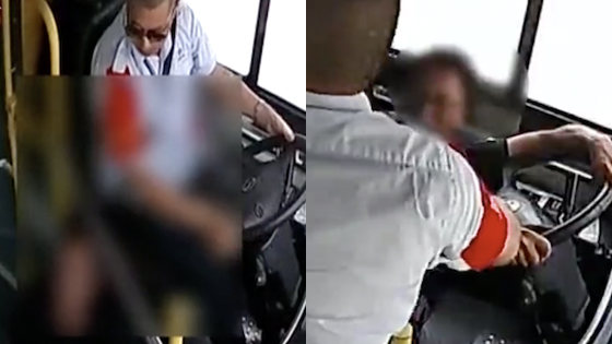 男子公交车上发病晕倒 醒来突然抢夺方向盘