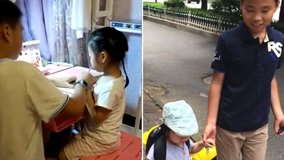 哥哥辅导妹妹写作业崩溃：再擦纸都要破了！宁愿干活也不教了