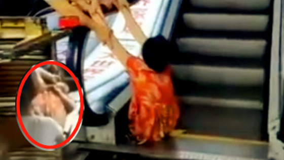 电梯又“吃人”！老太双腿卡入扶梯左腿被截断