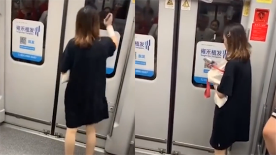 女子砸门并拉应急装置车门瞬间故障 已展开调查