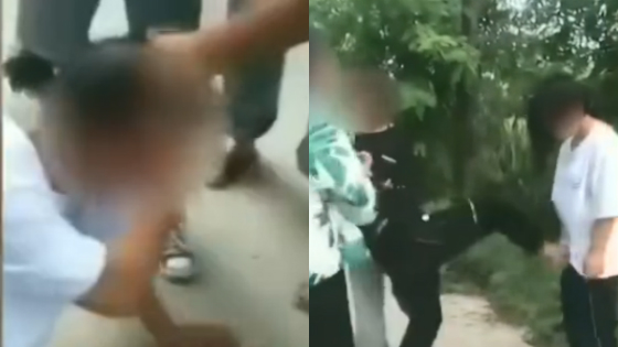 未成年少女遭围殴：4分钟被扇30多耳光