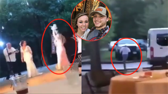 伴娘接到新娘捧花一瞬间 男友吓得百米冲刺逃离现场