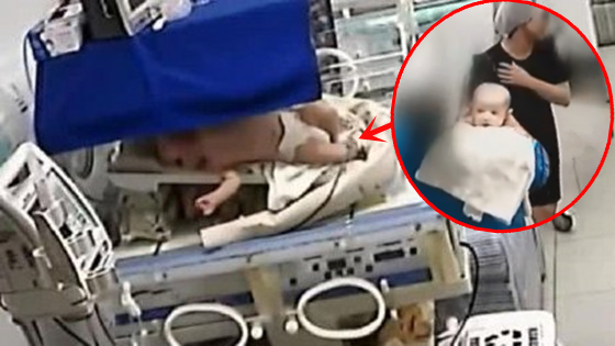 护士未锁好恒温箱 3月大女婴撞开箱门坠地