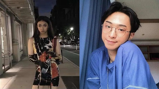 伊能静18岁儿子社交账号曝光 扮女装涂指甲颜值高