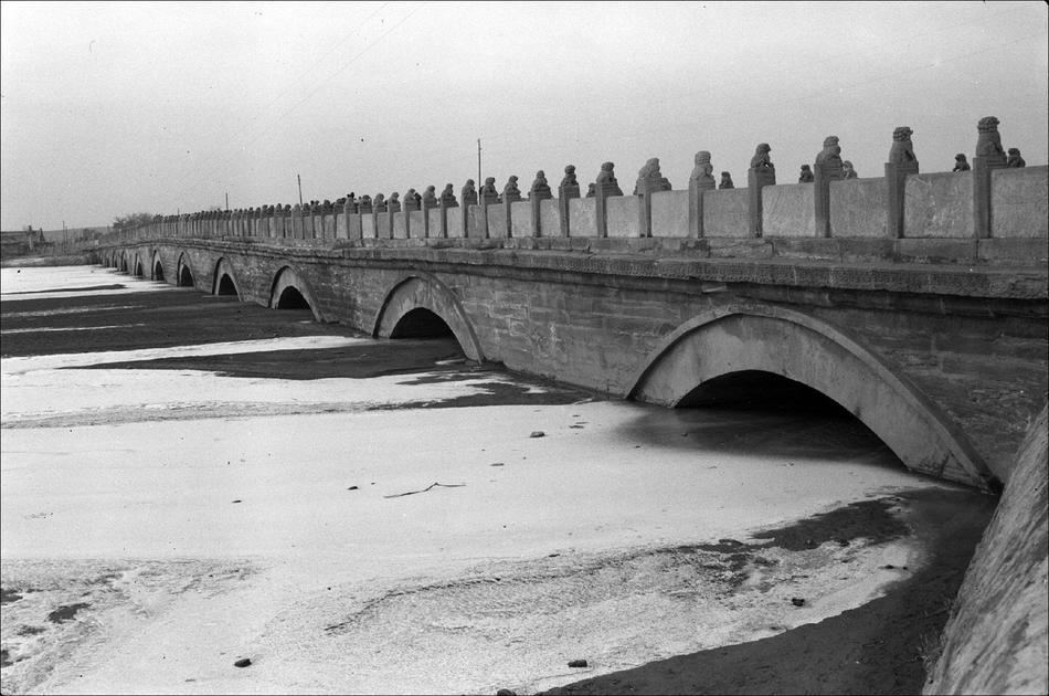 老照片:1933年～1946年间,卢沟桥一带