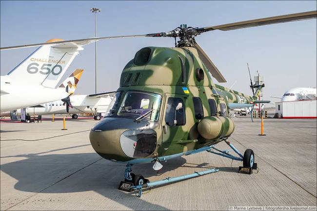 不靠武力靠萌值迪拜航展米2直升机夺人眼球