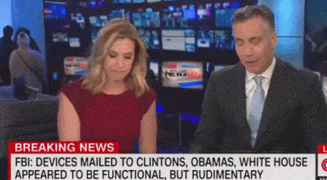 CNN直播中警报响了！美国多位政客收爆炸装置