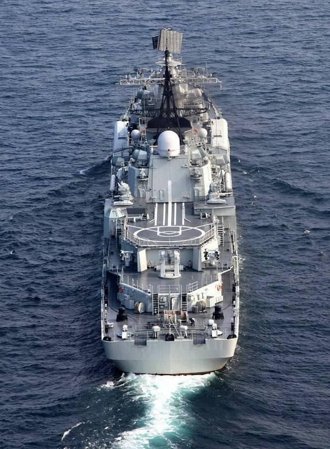 俯瞰中国战舰换个角度俯瞰更显威猛