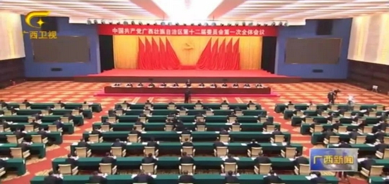 刘宁当选广西壮族自治区党委书记，蓝天立、刘小明为副书记