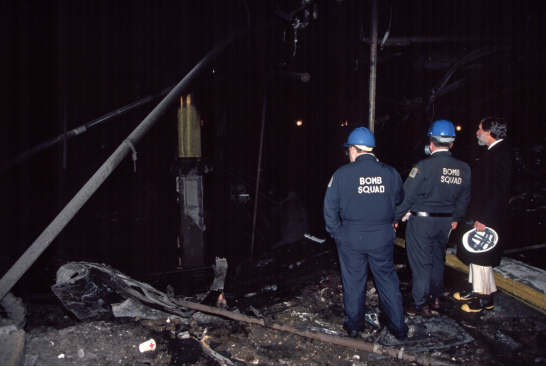 (图说:1993年,纽约世贸中心爆炸案现场.图/getty images)